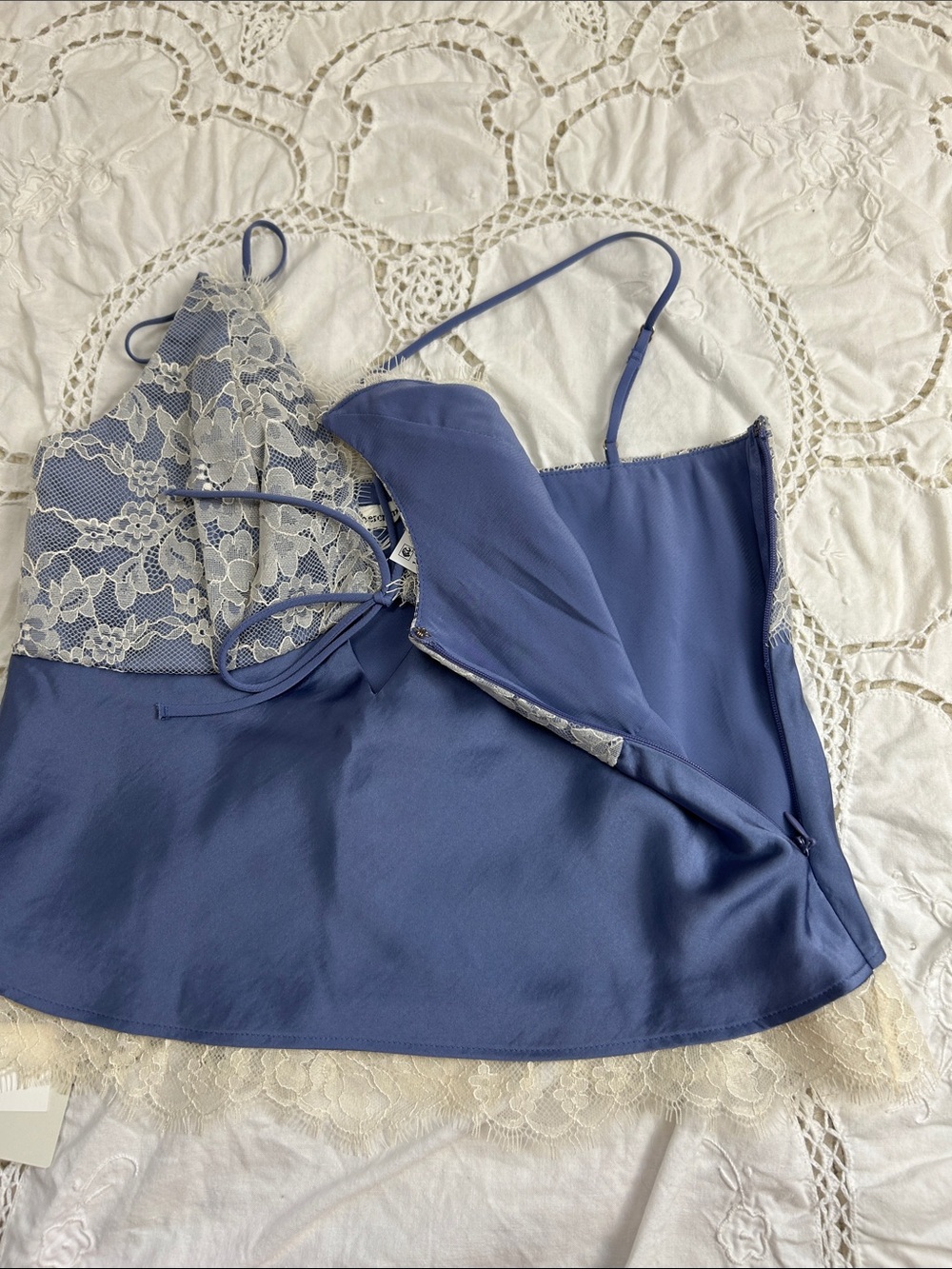 NWT Abercrombie & Fitch Bella Tie Front Cami XS - Picture 5 of 13